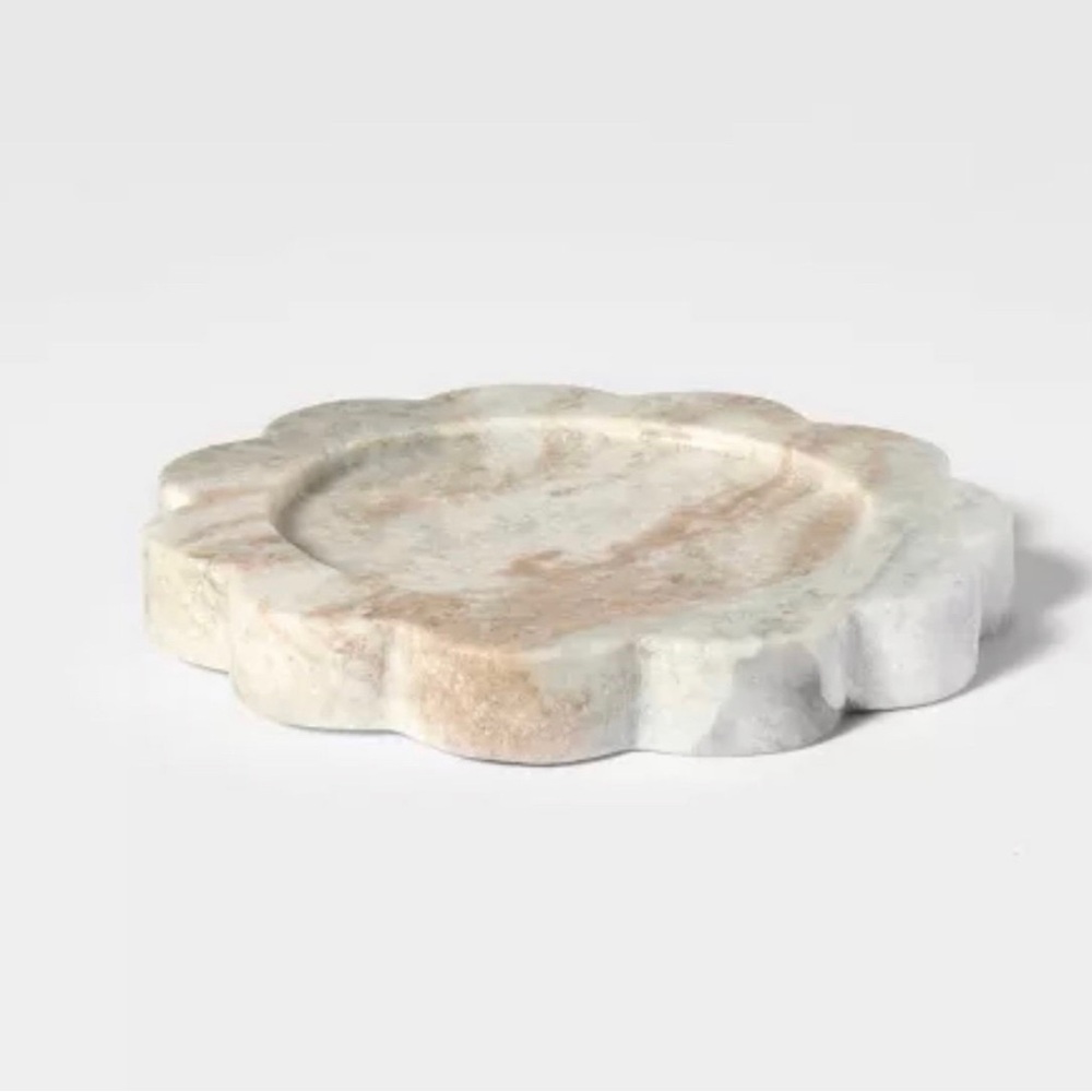 Marble Candle Tray Gray Threshold Studio McGee
